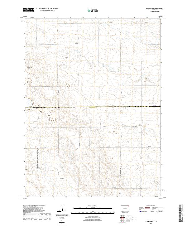 USGS Topographic Map – Glacken Hill