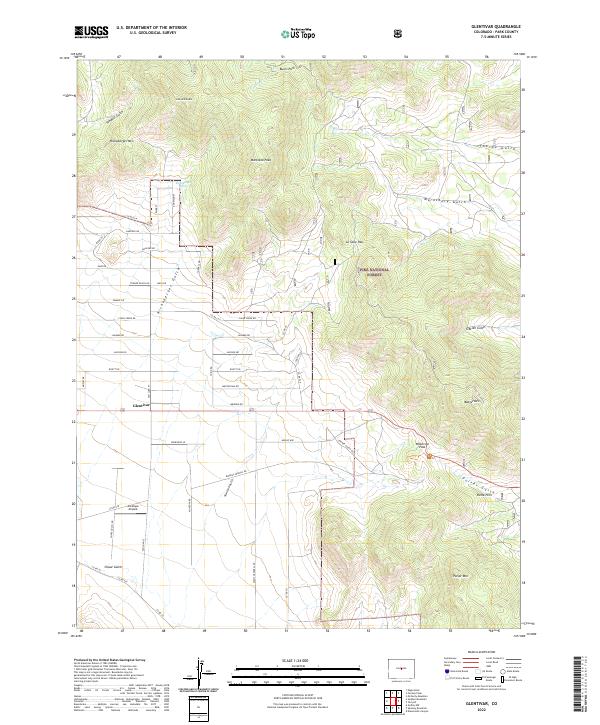 USGS Topographic Map – Glentivar
