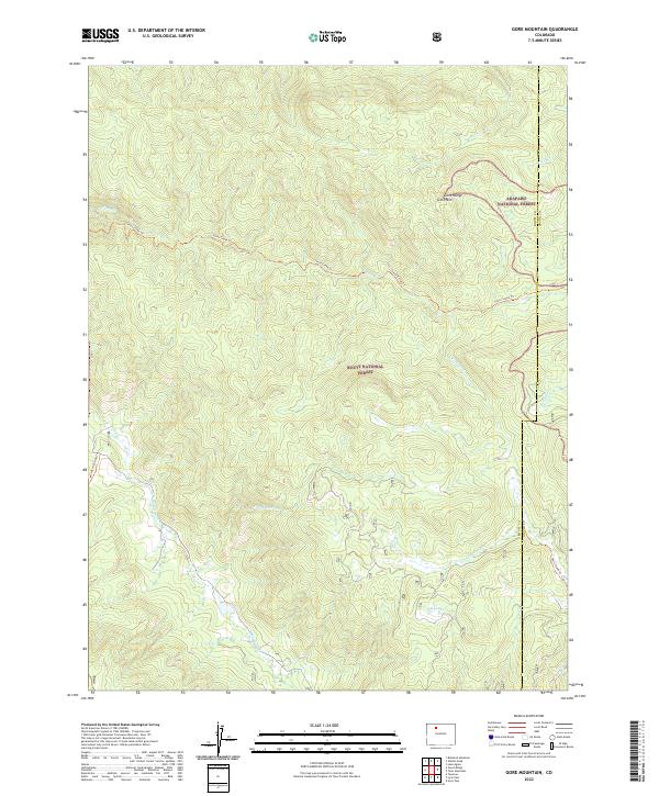 USGS Topographic Map – Gore Mountain