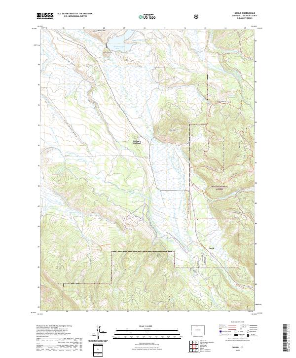 USGS Topographic Map – Gould