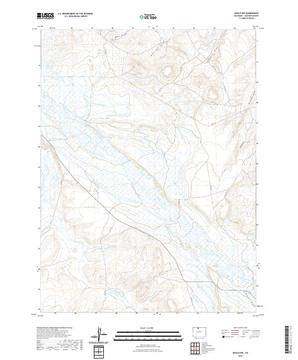 USGS Topographic Map – Gould NW