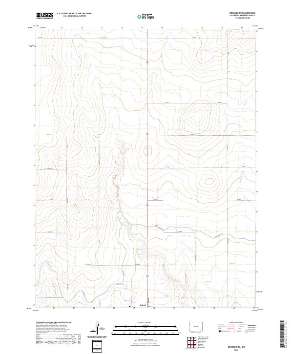 USGS Topographic Map – Granada NE