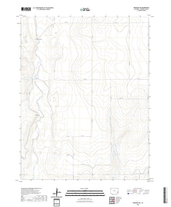 USGS Topographic Map – Granada NW