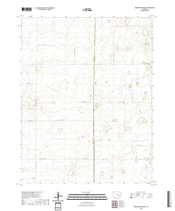 2022 Map of Grandview School, 2022 Print