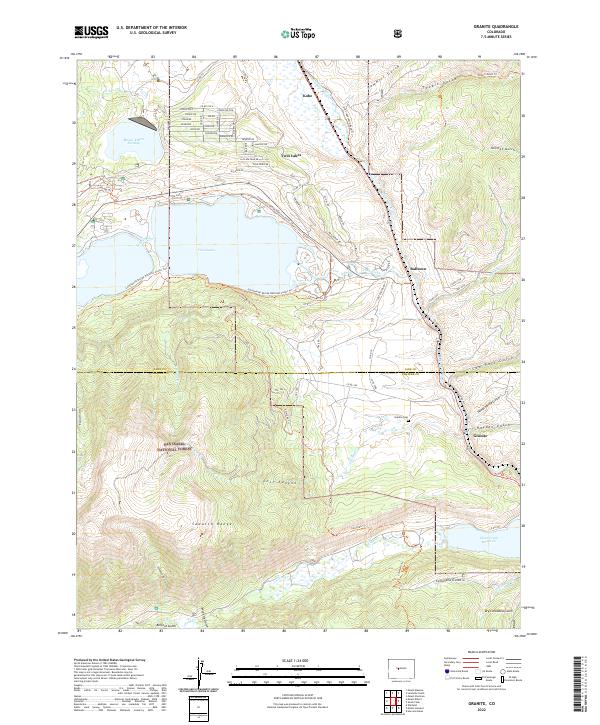 USGS Topographic Map – Granite