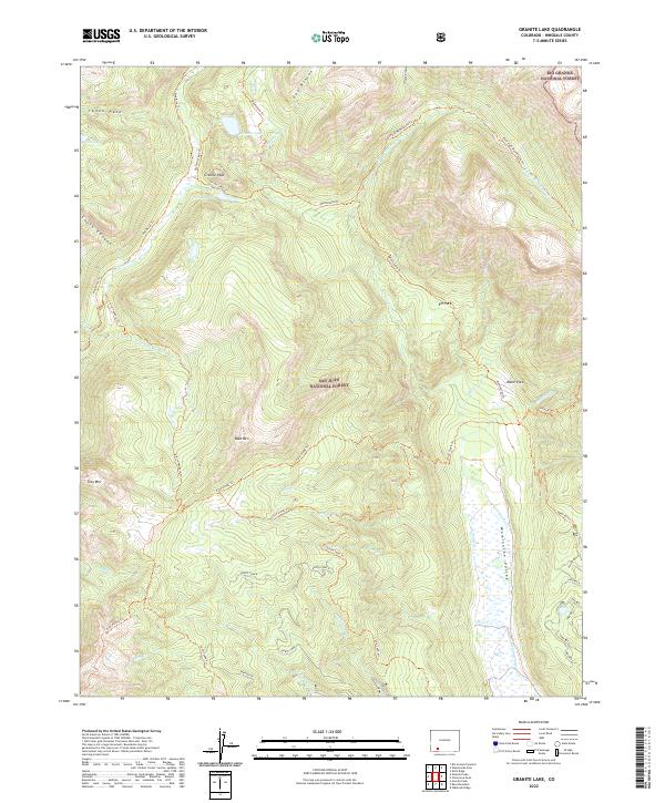 USGS Topographic Map – Granite Lake