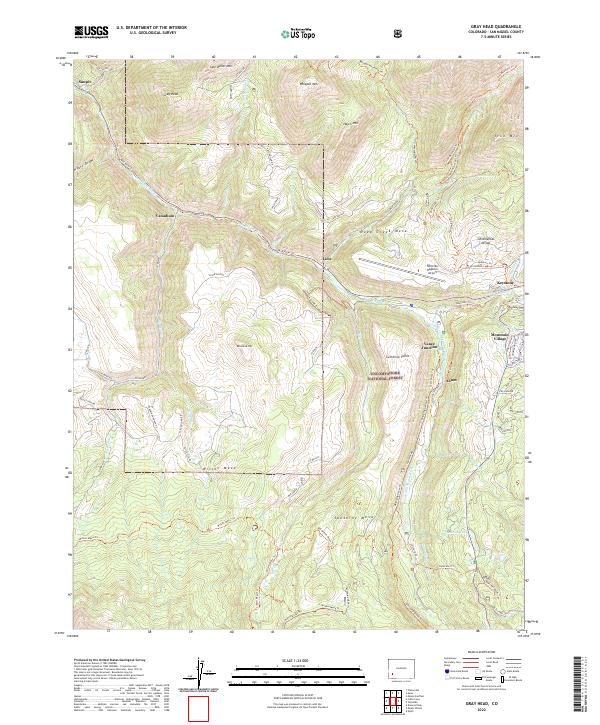 USGS Topographic Map – Gray Head