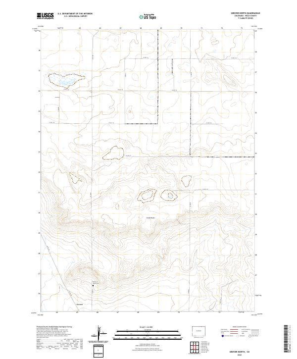 2022 Map of Grover North, 2022 Print