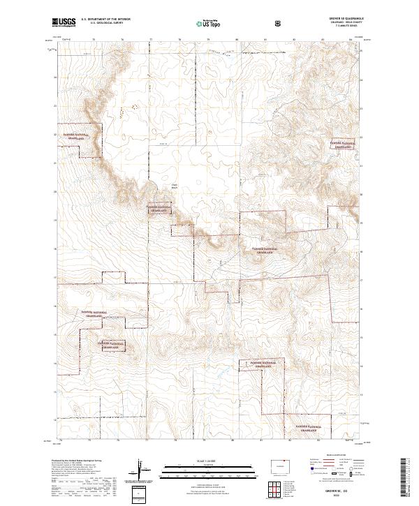 2022 Map of Grover SE, 2022 Print