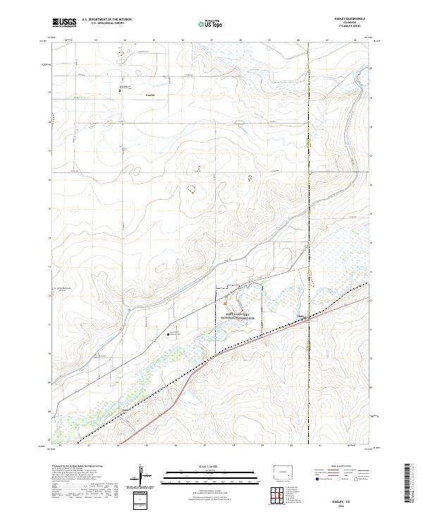 USGS Topographic Map – Hadley