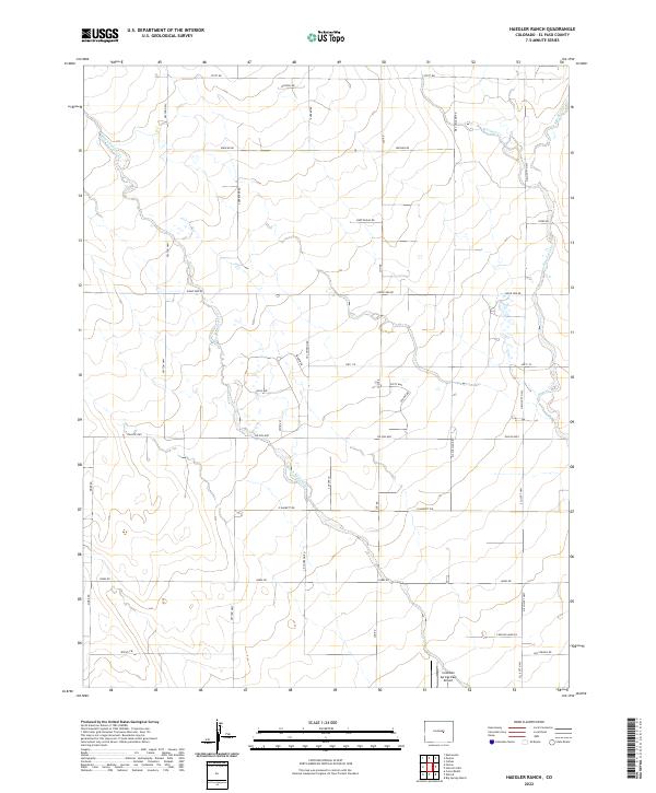 USGS Topographic Map – Haegler Ranch
