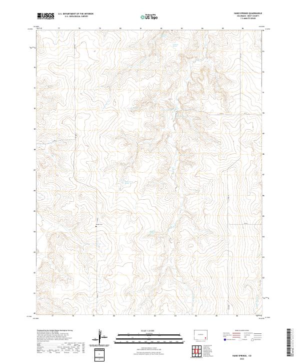 USGS Topographic Map – Hand Springs