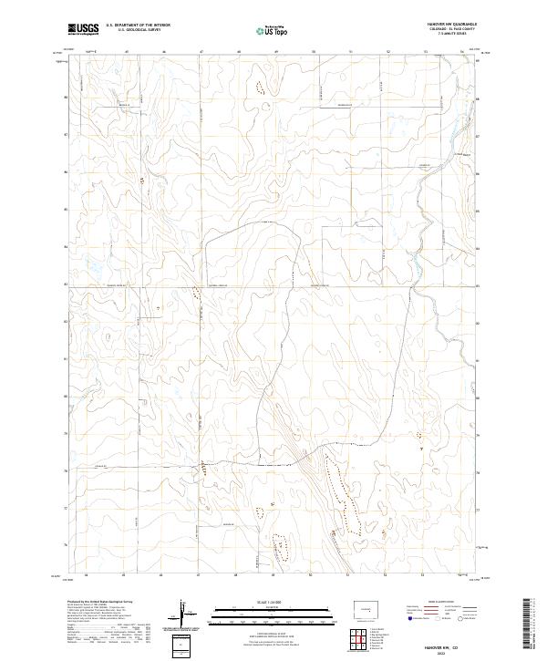 USGS Topographic Map – Hanover NW