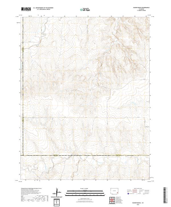 2022 Map of Hasser Ranch, 2022 Print