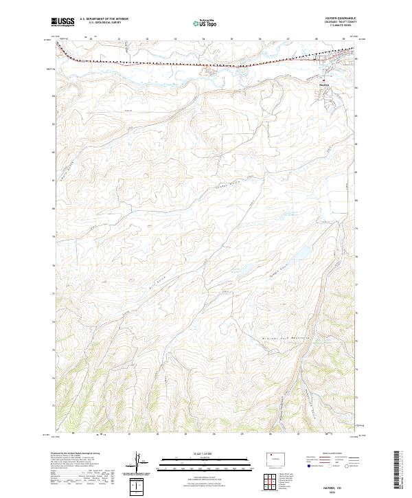 USGS Topographic Map – Hayden