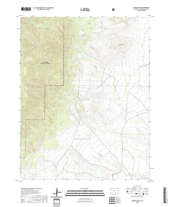 USGS Topographic Map – Hayden Butte