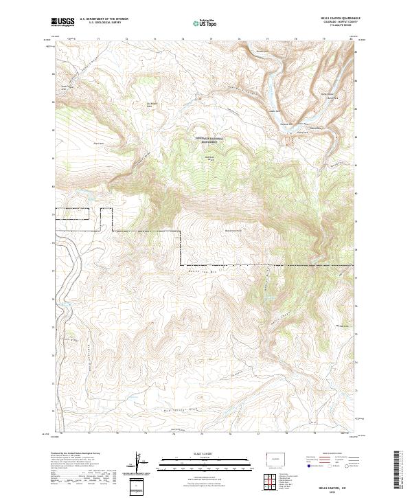 USGS Topographic Map – Hells Canyon
