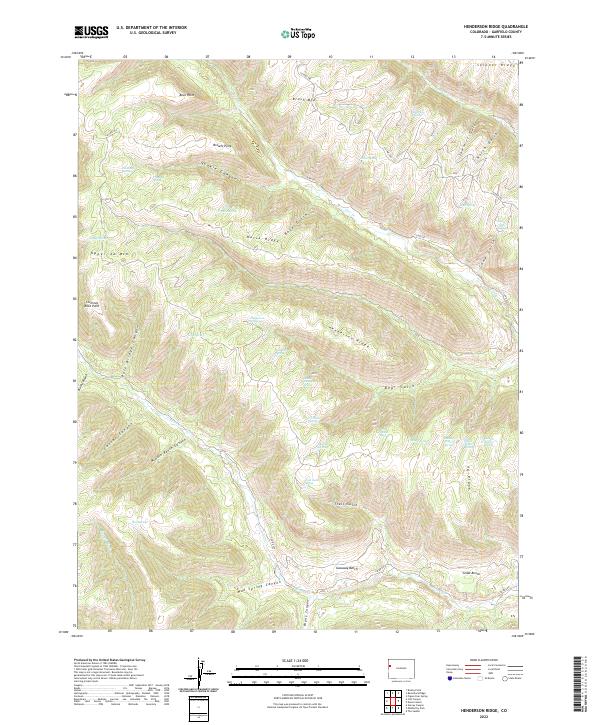 USGS Topographic Map – Henderson Ridge