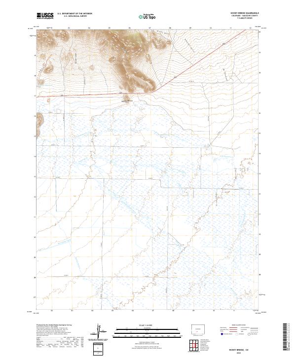 USGS Topographic Map – Hickey Bridge