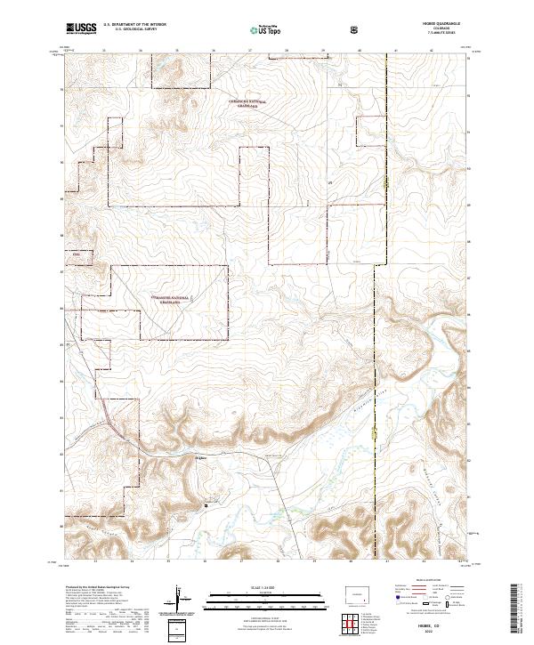 USGS Topographic Map – Higbee