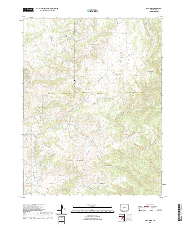 USGS Topographic Map – High Park