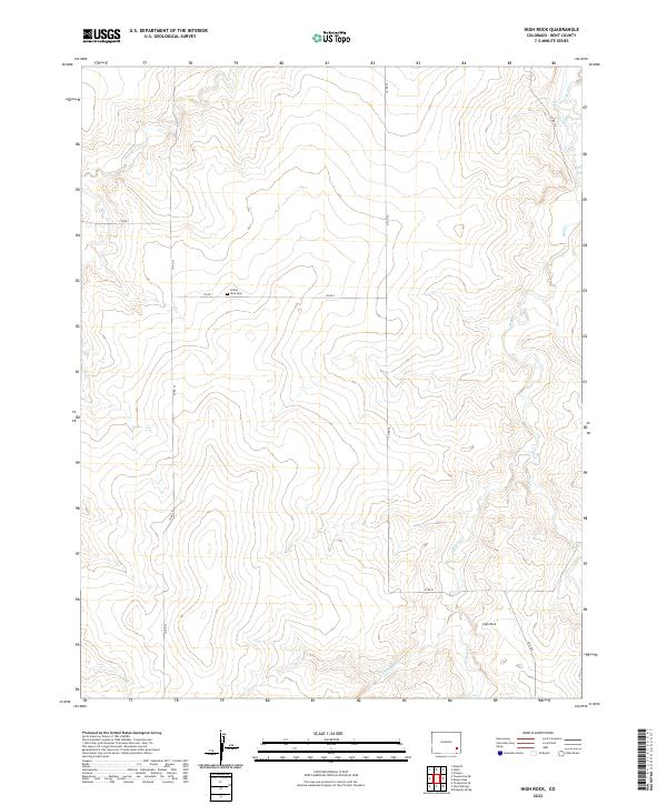 USGS Topographic Map – High Rock