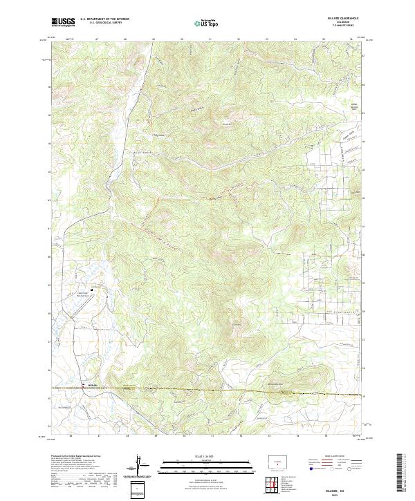 USGS Topographic Map – Hillside
