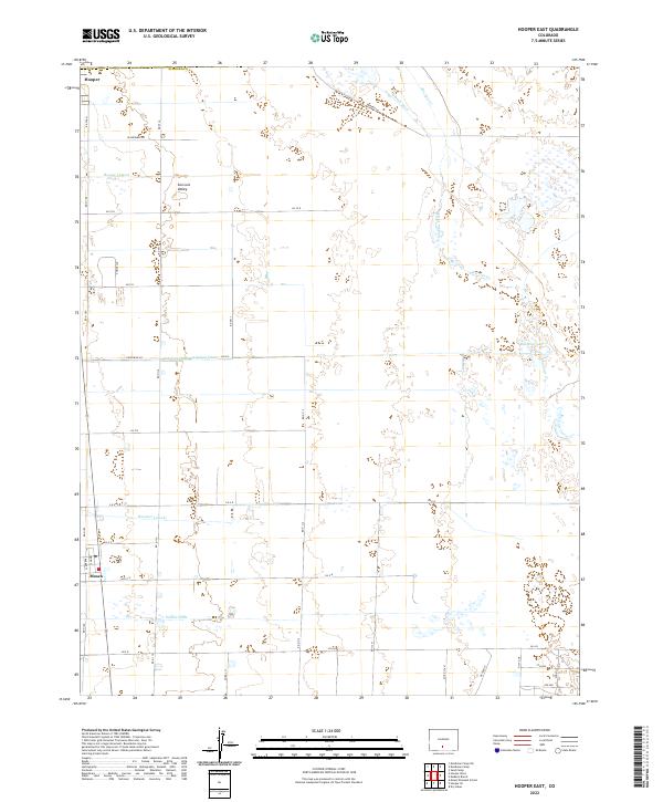 USGS Topographic Map – Hooper East