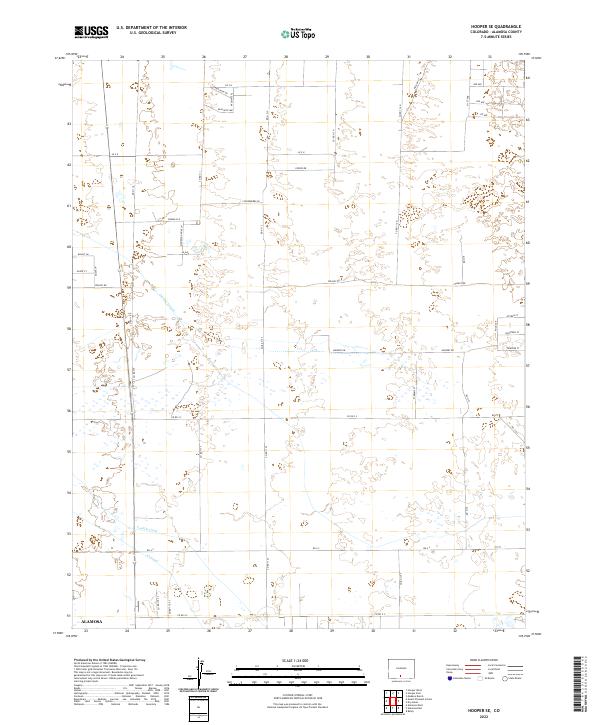 USGS Topographic Map – Hooper SE