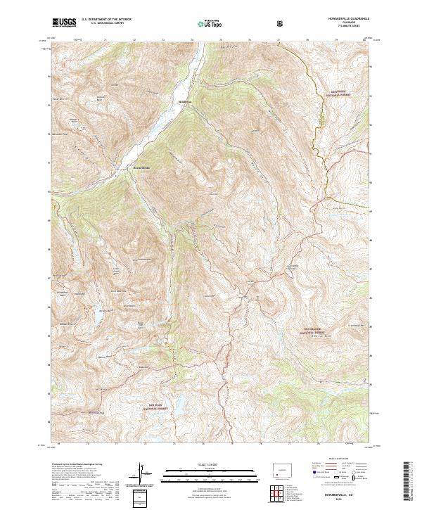USGS Topographic Map – Howardsville