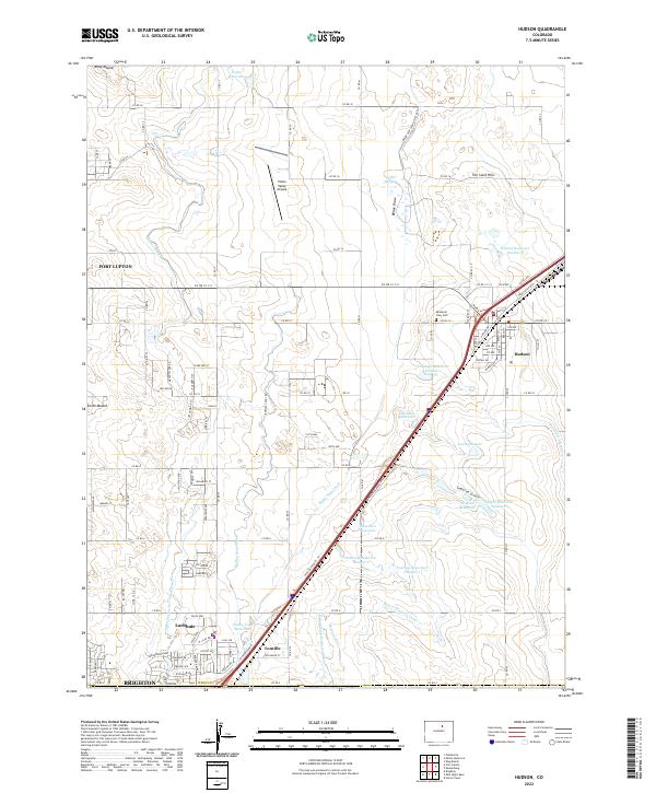 USGS Topographic Map – Hudson