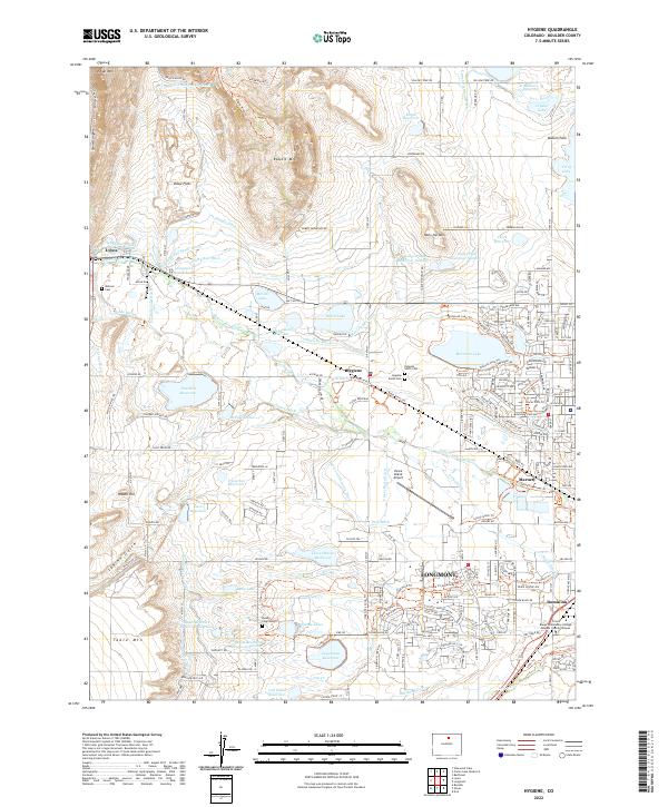 USGS Topographic Map – Hygiene