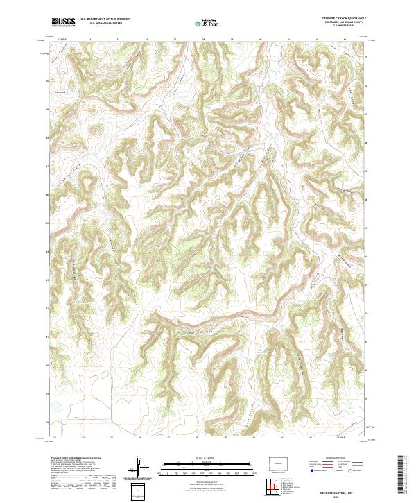 USGS Topographic Map – Icehouse Canyon
