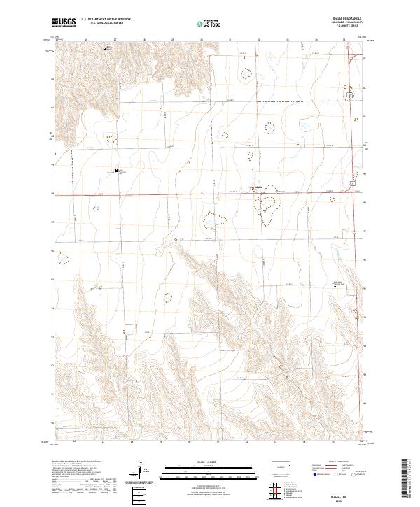 USGS Topographic Map – Idalia