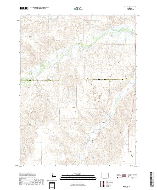 USGS Topographic Map – Idalia SE