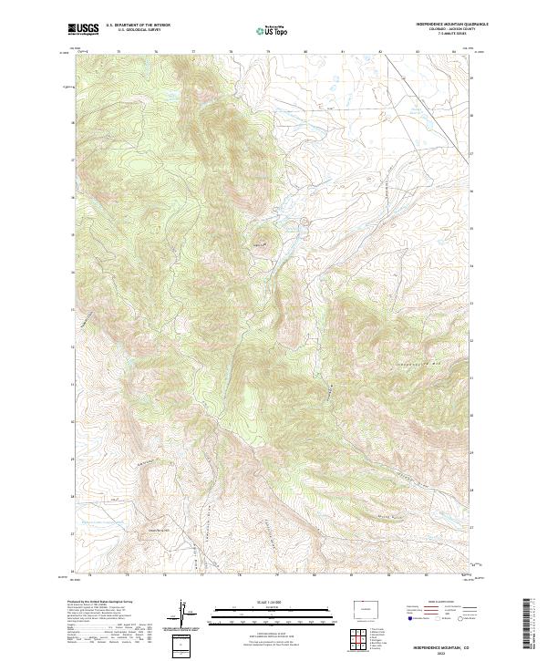 USGS Topographic Map – Independence Mountain