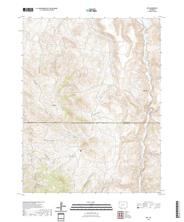 USGS Topographic Map – Iris