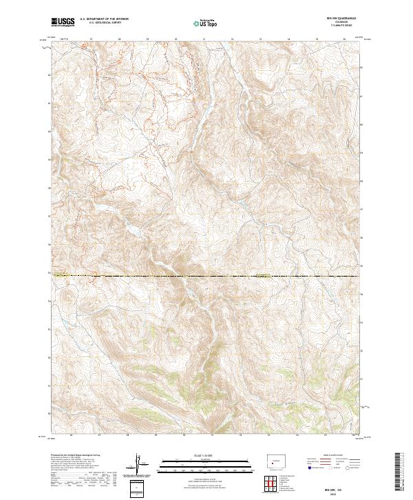 USGS Topographic Map – Iris NW
