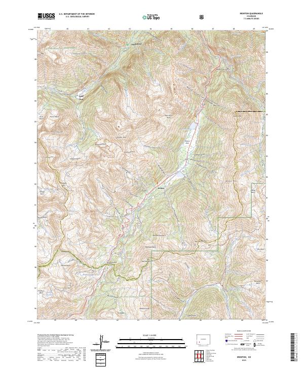 USGS Topographic Map – Ironton