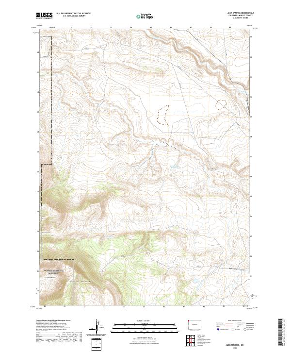USGS Topographic Map – Jack Springs