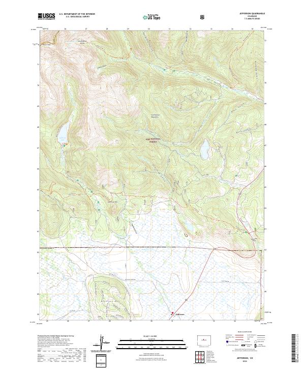 USGS Topographic Map – Jefferson