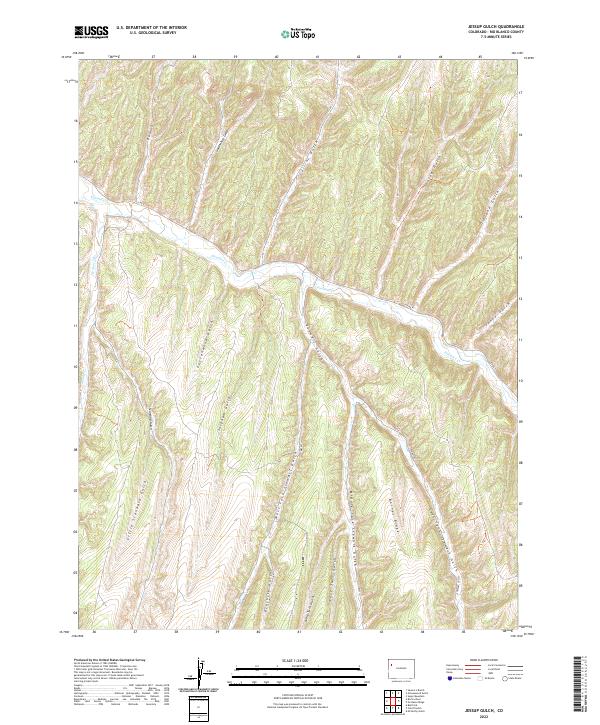 USGS Topographic Map – Jessup Gulch
