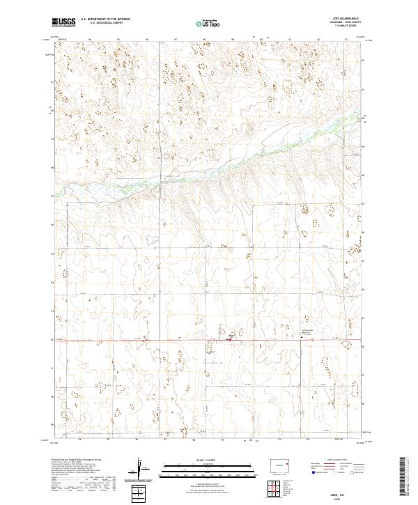 USGS Topographic Map – Joes