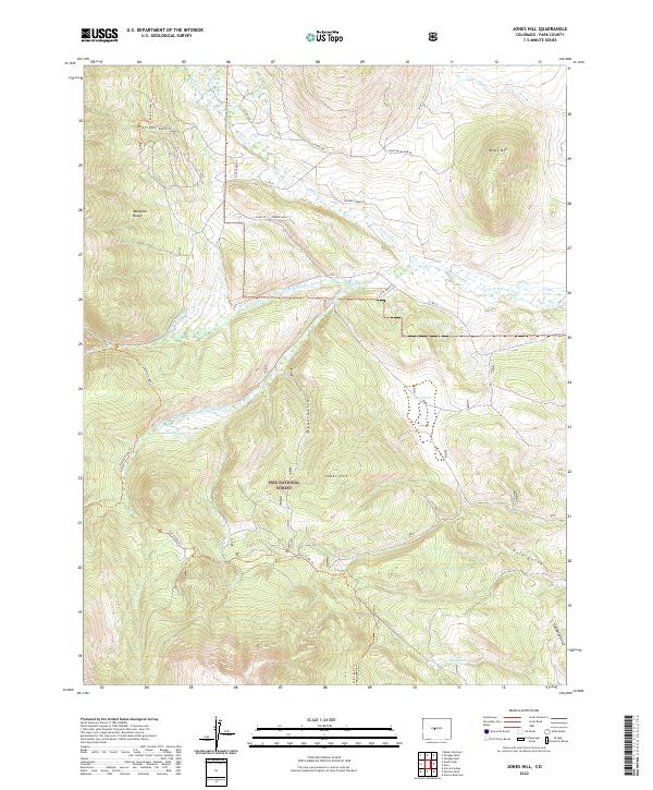 USGS Topographic Map – Jones Hill