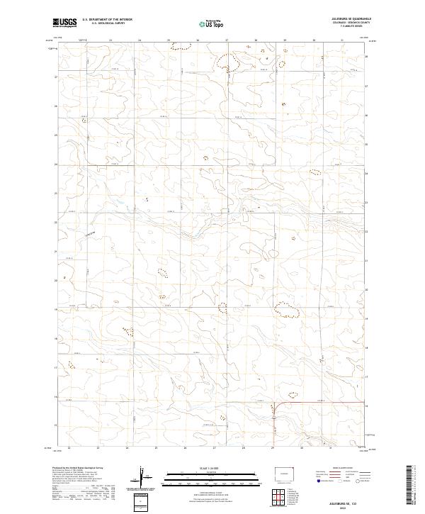 USGS Topographic Map – Julesburg SE