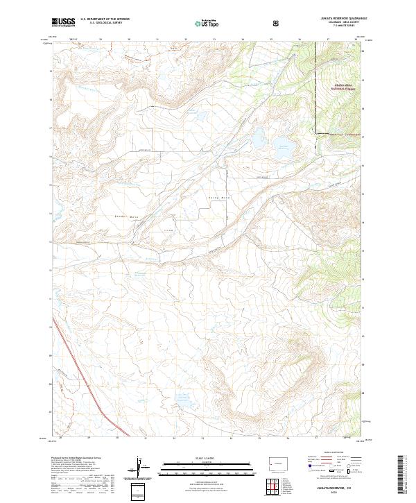USGS Topographic Map – Juniata Reservoir