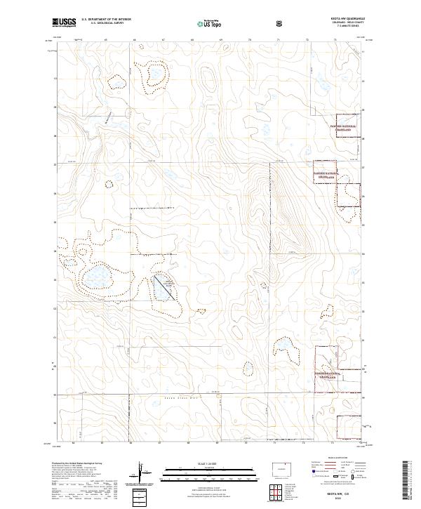 USGS Topographic Map – Keota NW