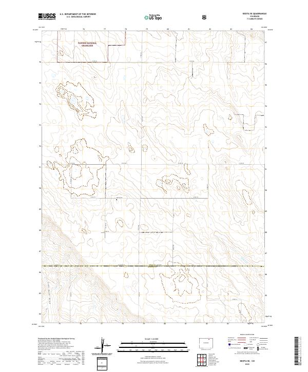 2022 Map of Keota SE, 2022 Print