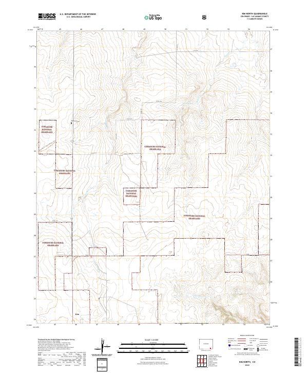 USGS Topographic Map – Kim North
