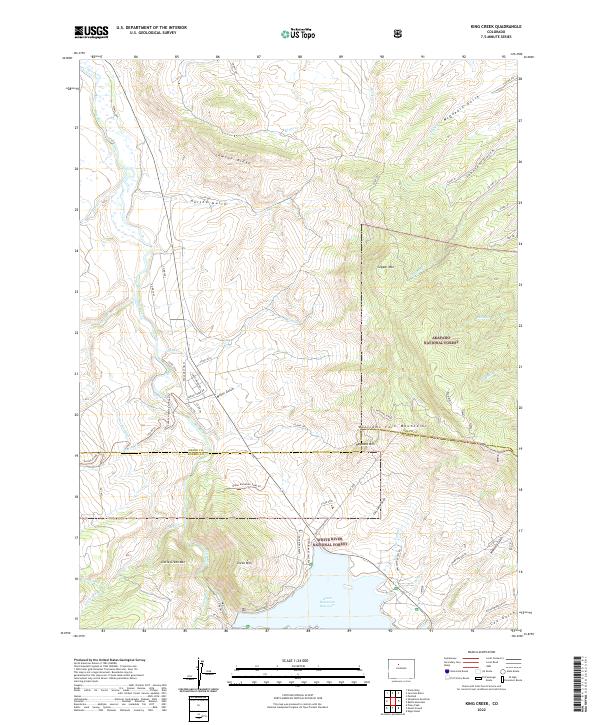 USGS Topographic Map – King Creek